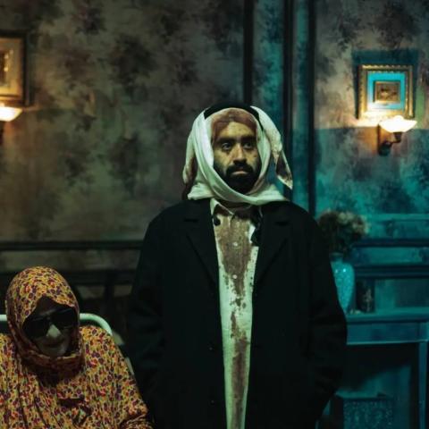 صورة من كواليس تصوير فيلم &quot;راس براس&quot; السعودي