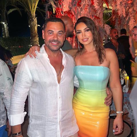 نيكول سعفان وطارق العريان - صورة من إنستقرام