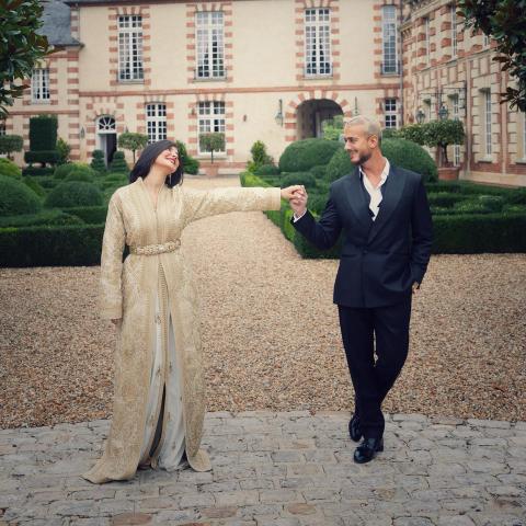 سعد لمجرد و زوجته غيثة العلاكي  - صورة من إنستقرام