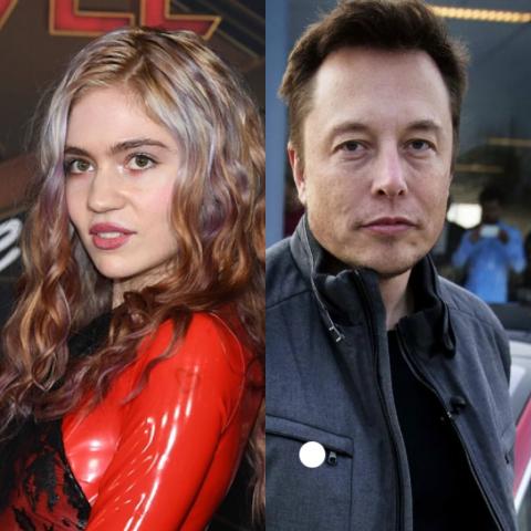 إيلون موسك  وغرايمز - إنستغرام