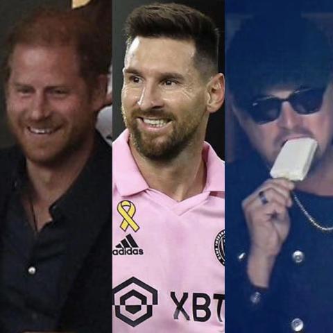 ليوناردو دي كابريو وميسي والأمير هاري - تويتر