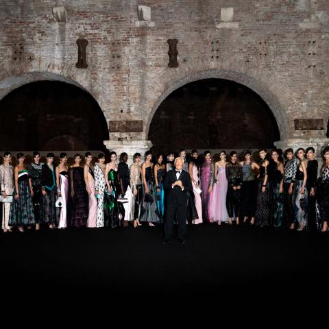 الصورة من عرض جورجيو أرماني في البندقية بـ عنوان &quot;ليلة واحدة فقط&quot;