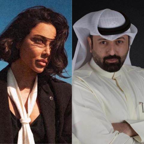 فاطمة المؤمن والمحامي أسامة القروي