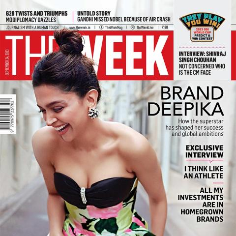 ديبيكا بادكون على غلاف مجلة The Week - منصة X