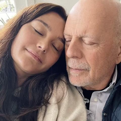 بروس ويليس وزوجته إيما هيمينغ - إنستغرام