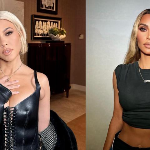 كيم وكورتني كارداشيان - صور من إنستقرام