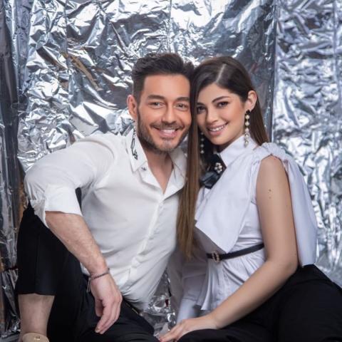 أحمد زاهر مع ابنته ليلى - صورة من انستقرام