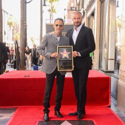 مارك أنمتوني و ديفيد بيكهام - صورة من إنستقرام