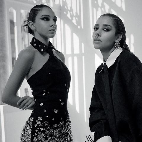 سلمى أبوضيف و بلقيس فتحي - صورة من حساب Vogue Arabia على إنستقرام