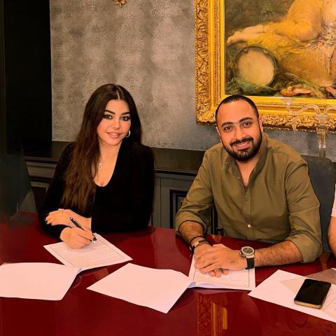 هيفاء وهبي و مرقص عادل - صورة من انستقرام