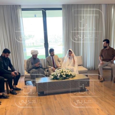 من عقد قران أحمد الخفاجي و ساندي فرح