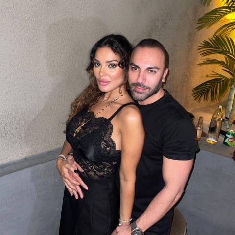 نادين نجيم تحتفل بعيد ميلاد خطيبها - صورة من انستقرام