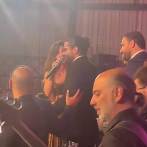 ناصيف زيتون ونانسي عجرم - صورة من فيديو