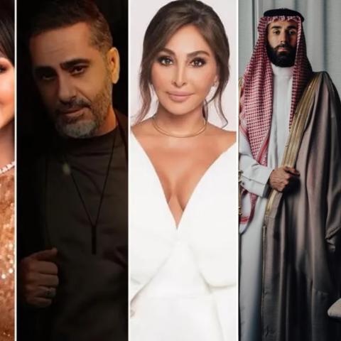 اليوم الوطني السعودي واحتفالات النجوم