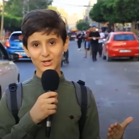 أبو فلة والطفل الفلسطيني عوني الدوس