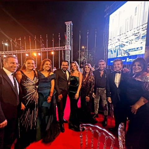 النجوم في مهرجان العراق الدولي - صورة من تويتر