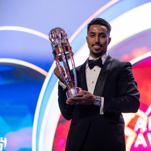 سالم الدوسري - صورة من حساب نادي الهلال على إكس