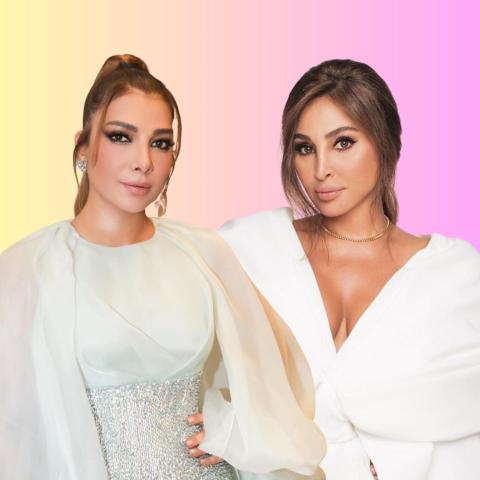 إليسا و أصالة - صورة معدلة من السوشيال ميديا