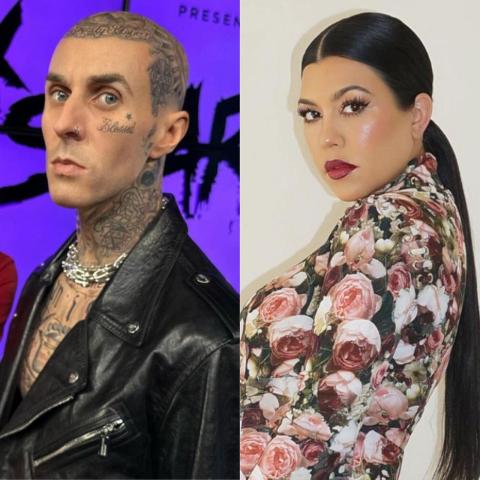 كورتني كارداشيان وترافيس باركر - إنستغرام