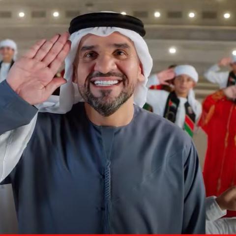 حسين الجسمي - صورة من فيديو كليب أغنية &quot;يدوم عزج&quot;