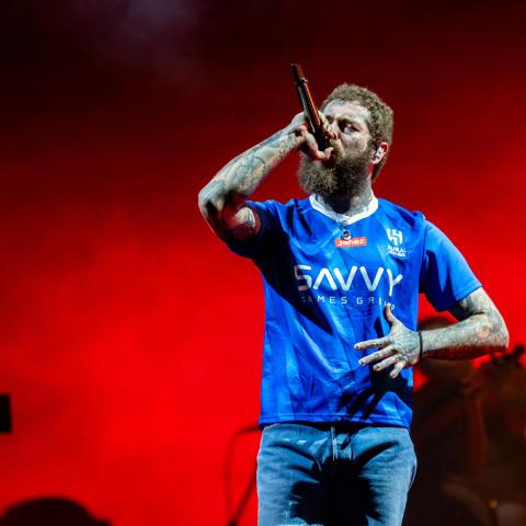 بوست مالون - صورة من حساب RiyadhSeason على إكس