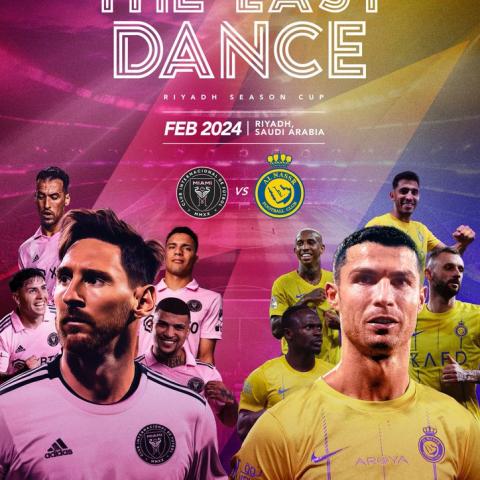 The Last Dance تجمع ميسي و رونالدو - صورة من إكس