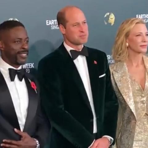 الأمير ويليام وكيت بلانشيت في حفل توزيع جوائز Earthshot - إنستغرام