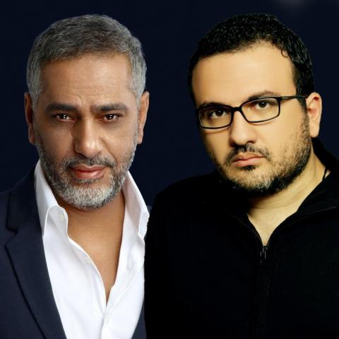 الشاعر هاني عبد الكريم و فضل شاكر - صورة معدلة