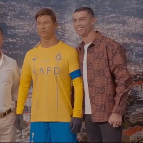 رونالدو من افتتاح متحفه بالرياض - صورة معدلة