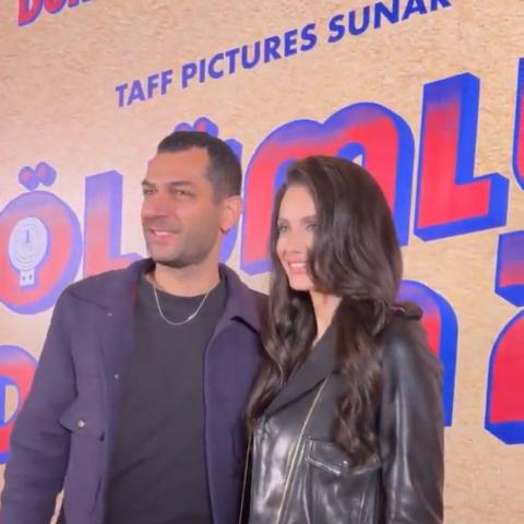 مراد يلدريم و زوجته إيمان الباني - صورة معدلة من إكس