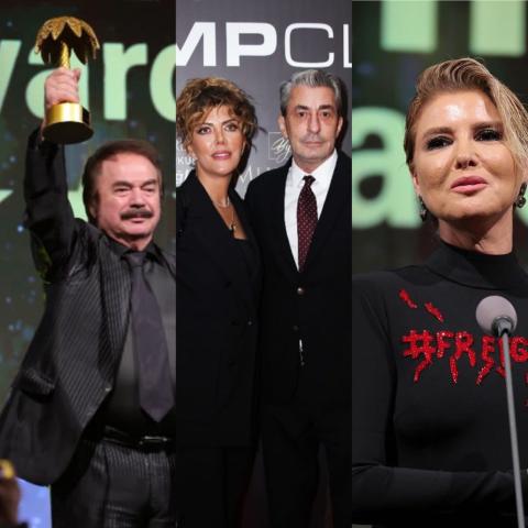 بعض النجوم الفائزين في حفل جوائز النخلة الذهبية - صورة معدلة