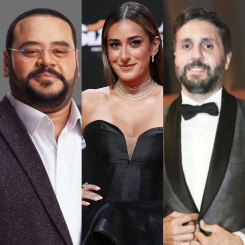 هشام ماجد ومحمد ممدوح وأمينة خليل