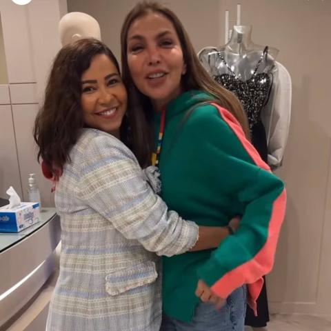 شيرين وزينة زكي - صورة من إنستقرام