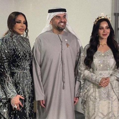 لجين عمران وحسين الجسمي وأحلام - تويتر