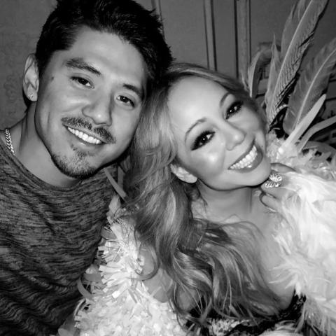 انستغرام : ماريا كاري وبرايان