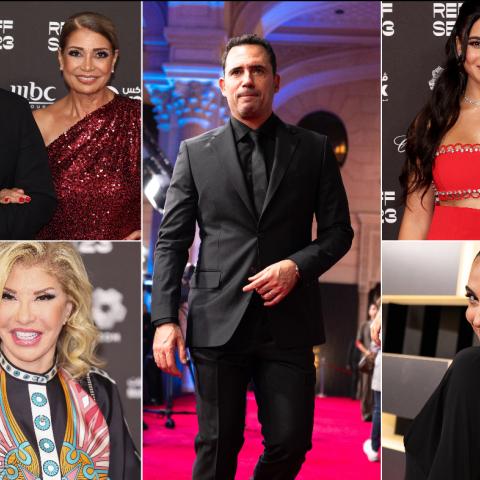 النجوم على السجادة الحمراء قبل عرض فيلم &quot;أنف وثلاث عيون&quot;