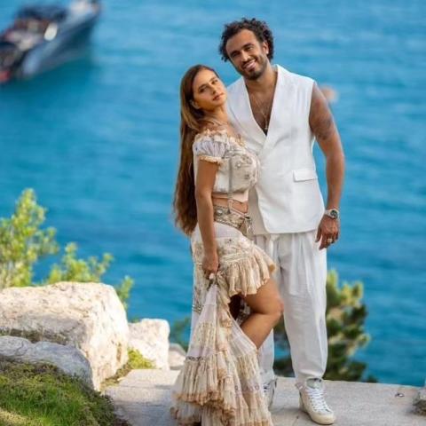 هشام عاشور و نيللي كريم - صورة من انستقرام