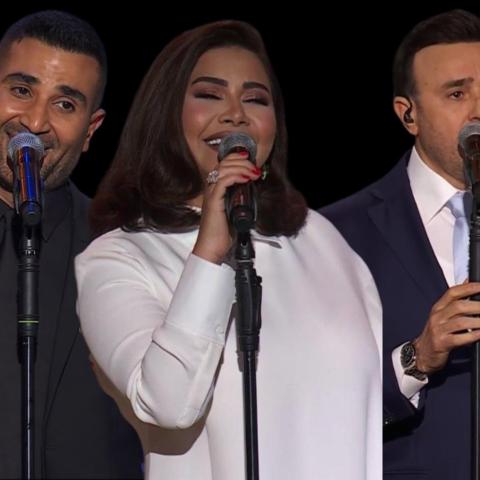 نجوم حفل ليلة روائع السنباطي - صورة معدلة