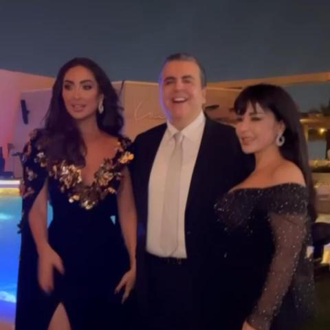 جمال سنان و ماغي بو غصن و نور الغندور معا من جدة