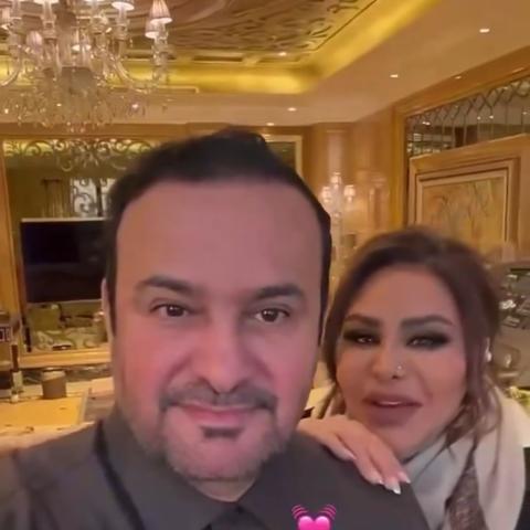 أحلام ومبارك الهاجري - صورة من السوشيال ميديا