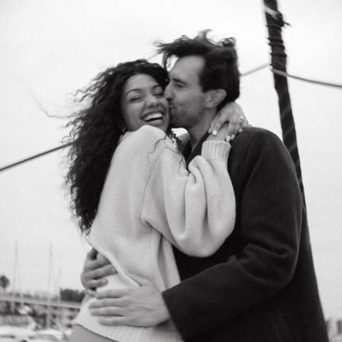 كورين فوكس وخطيبها جو هوتن - إنستغرام