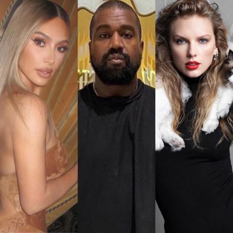 تايلور سويفت وكاني ويست وكيم كارداشيان - إنستغرام