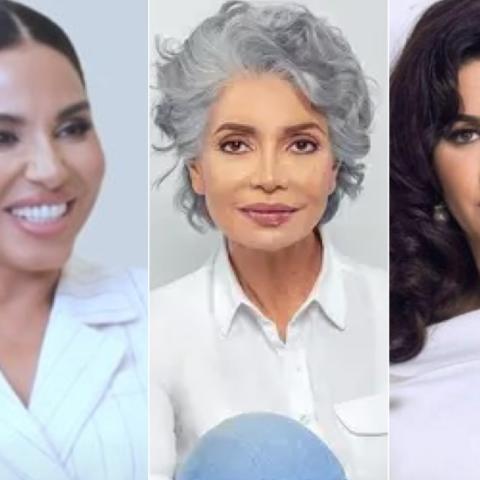 سوسن بدر ووفاء عامر ونسرين أمين بطلات فيلم &quot;جبل الحريم&quot;