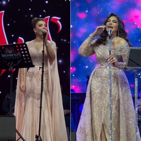 احلام وأصالة في حفل دبي- مومنتس UAE