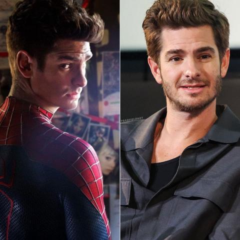 أندرو غارفيلد vs سبايدرمان - صورة من حساب RedSeaFilm على X