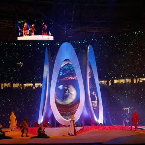 من حفل افتتاح كأس آسيا 2023 في قطر