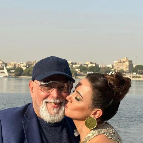 ريهام عبد الغفور  والراحل أشرف عبد الغفور - صورة من إنستقرام