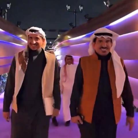 عبدالله السدحان وابنه - joy awards