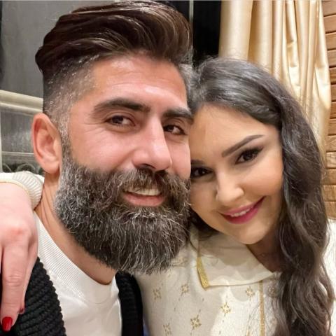 شهد برمدا وزوجها احمد الصالح