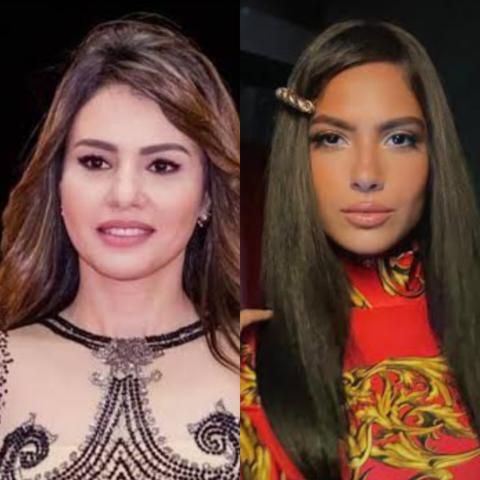 هدى المفتي ودينا فؤاد